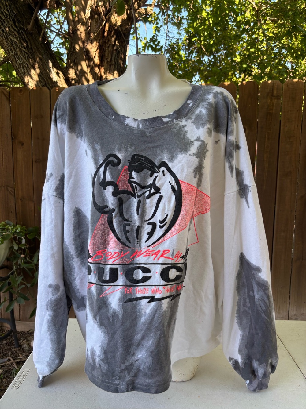 1980s Vtg Pucci Bendi Sweatshirt size XXL, Gym, Body Builder.